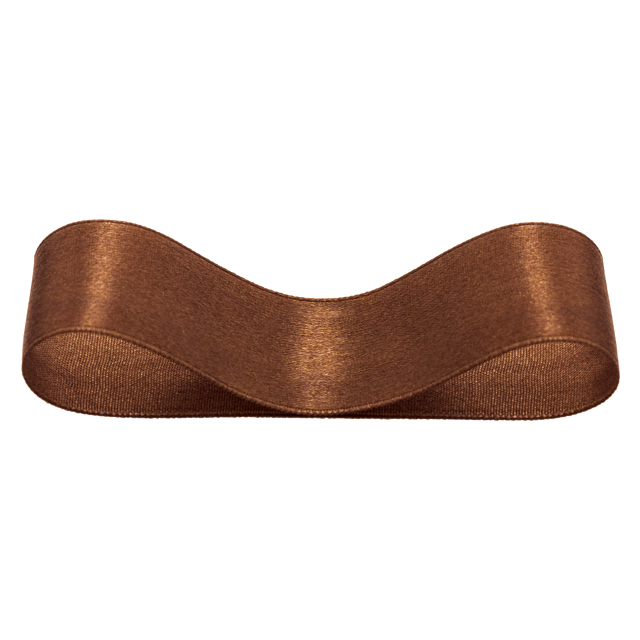 サテンリボンBROWN25mm