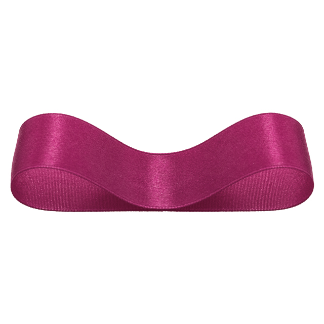 サテンリボンPLUM25mm