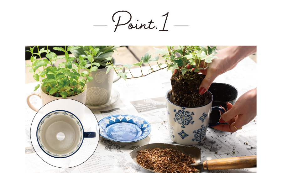 カップの形の植木鉢発売: ｜ギフト、ラッピング用品、包装資材通販