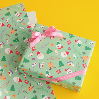 チャーミングクリスマス包装紙