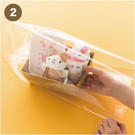 透明opp袋 トレイを横に入れる ギフト ラッピング用品 包装資材通販 Heads ヘッズ