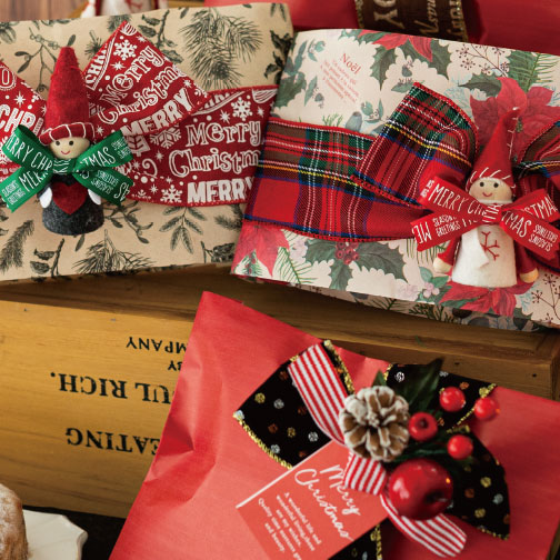 2021年クリスマスラッピング資材｜ギフト、ラッピング用品、包装資材