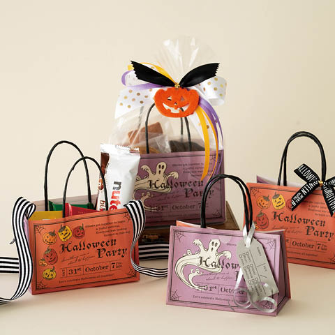 ラッピングAtoZ vol.21 ミニペーパーバッグをアレンジしてハロウィンを盛り上げよう