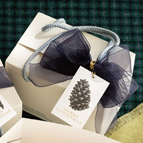 P15 オーガンジーリボンラッピング