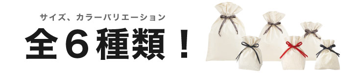 サイズ、カラーバリエーション合わせて全６サイズバリエーション