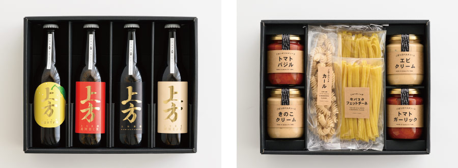 お酒や食品セットに使用したイメージ