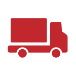 赤のラッピング資材：宅配・梱包資材