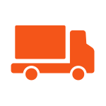 オレンジのラッピング資材：宅配・梱包資材