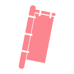 ピンクのラッピング資材：店舗装飾・事務用品