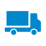 ブルーのラッピング資材：宅配・梱包資材