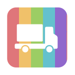 多色・マルチカラーのラッピング資材：宅配・梱包資材