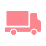 ピンクのラッピング資材：宅配・梱包資材