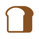 ブラウンのラッピング資材：食品対応用品