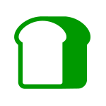 グリーンのラッピング資材：食品対応用品