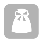 白のラッピング資材：ラッピング袋