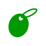 グリーンのラッピング資材：ラッピング小物