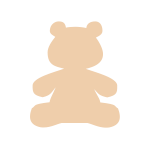 ベージュ・クリームのラッピング資材：雑貨・小売商材