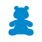 ブルーのラッピング資材：雑貨・小売商材