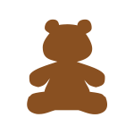 ブラウンのラッピング資材：雑貨・小売商材