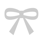 銀（シルバー）のラッピング資材：リボン