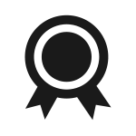 黒のラッピング資材：シール