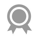 グレーのラッピング資材：シール