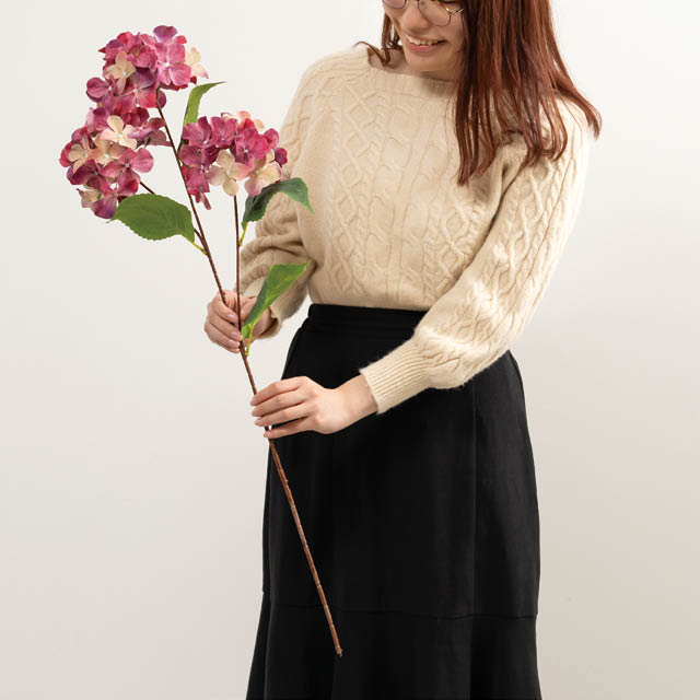 あじさいデコレーションスプレー-2/モーブ モーブ W260×H860