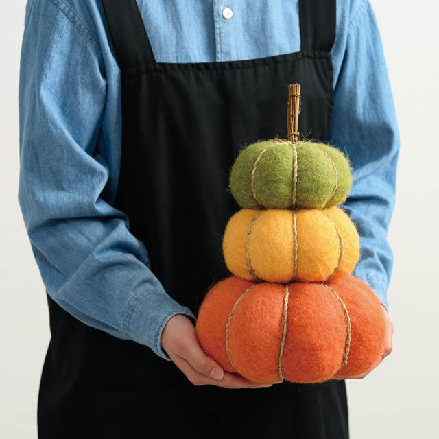 オータムデコレーション-1/かぼちゃ W210×D210×H300