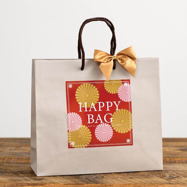 福袋ハッピーバッグシール-四角 W180×H180