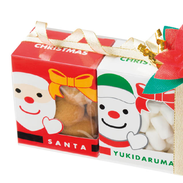 クリスマス窓付ボックス/サンタ-S(W80×D55×H95 サンタ): 廃番