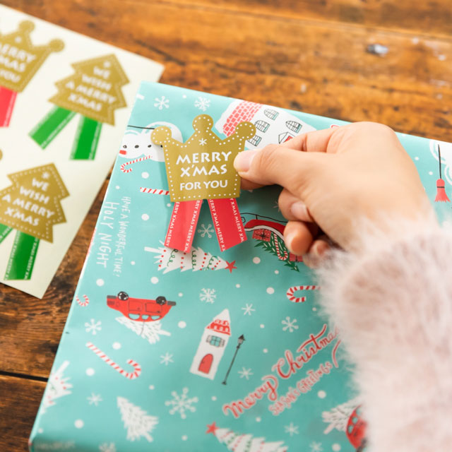 クリスマスシール／オーナメント: シール｜ギフト、ラッピング用品、包装資材通販 HEADS ヘッズ
