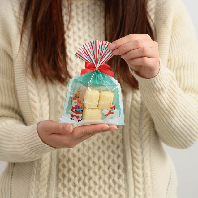 クリスマスオイルパステルOPPギフトバッグ-4 W120×H180