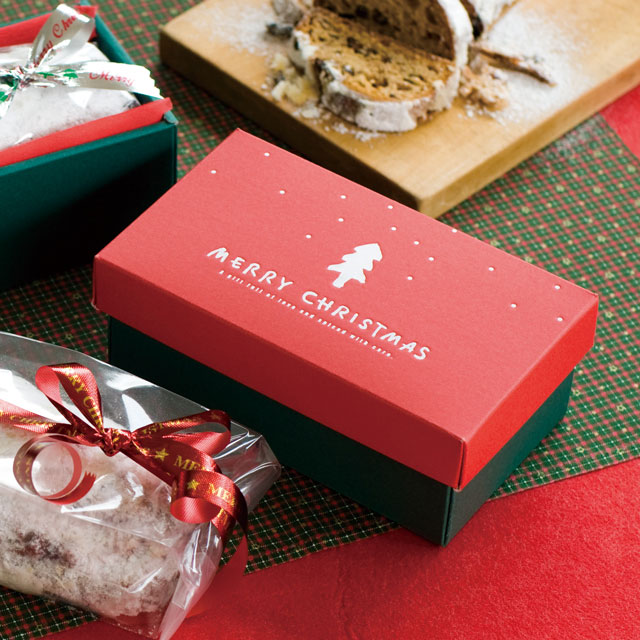 シンプルクリスマスギフトBOXワイド型S(ワイドS) ギフト箱・紙トレー｜ギフト、ラッピング用品、包装資材通販 HEADS ヘッズ
