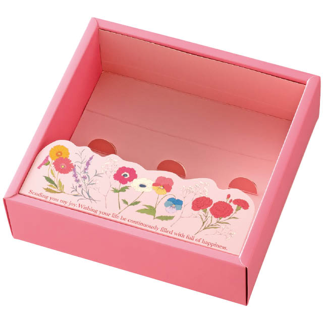 ブルーミーフラワーギフトボックス-L W203×D190×H62