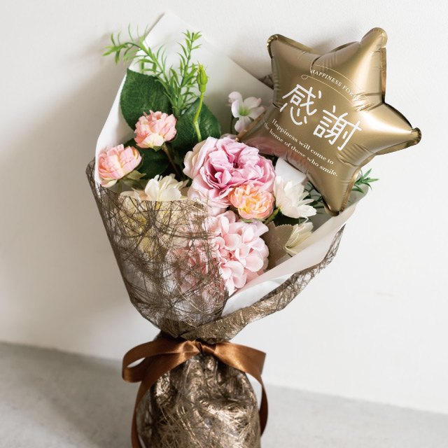 バルーンフラワーピックL-7/感謝 感謝 W165×D80×H165(全長660)