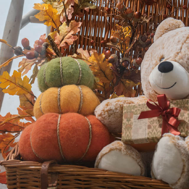 オータムデコレーション-1/かぼちゃ W210×D210×H300