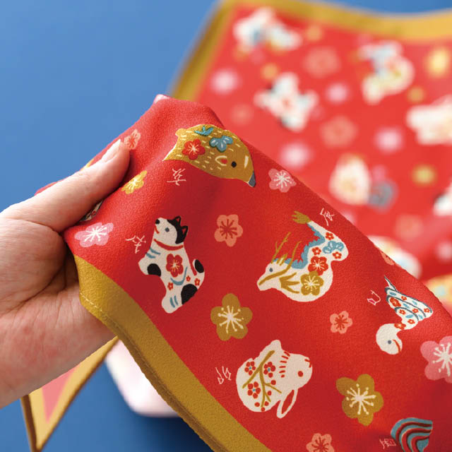 えんぎもの風呂敷-1/十二支 W750×H750