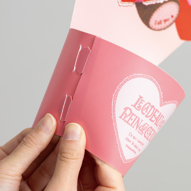 ハートフルベアアレンジカバーポット-1 ピンク W218(70)×D95×H252