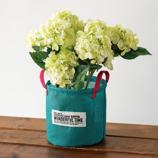 メッシュラウンドバスケットL-6/ターコイズブルー ターコイズブルー 直径180×H180