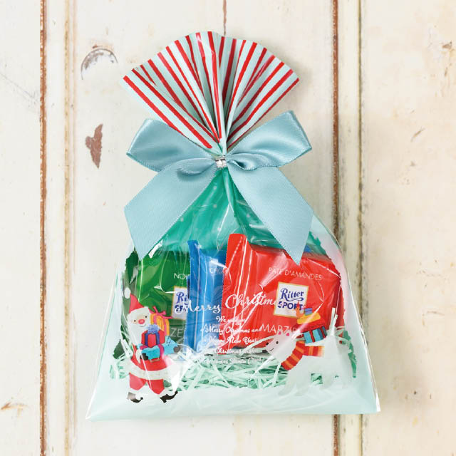 クリスマスオイルパステルOPPギフトバッグ-4 W120×H180