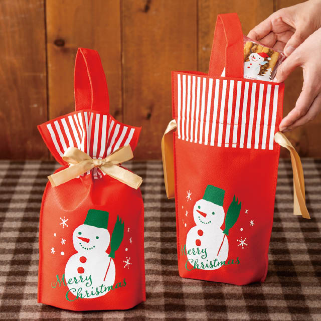 雪だるま不織布バッグ-XS W180×D80×H290