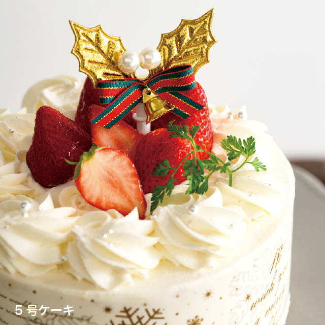 クリスマスフルリールケーキピック-5 W65×D25×H90(PC5)