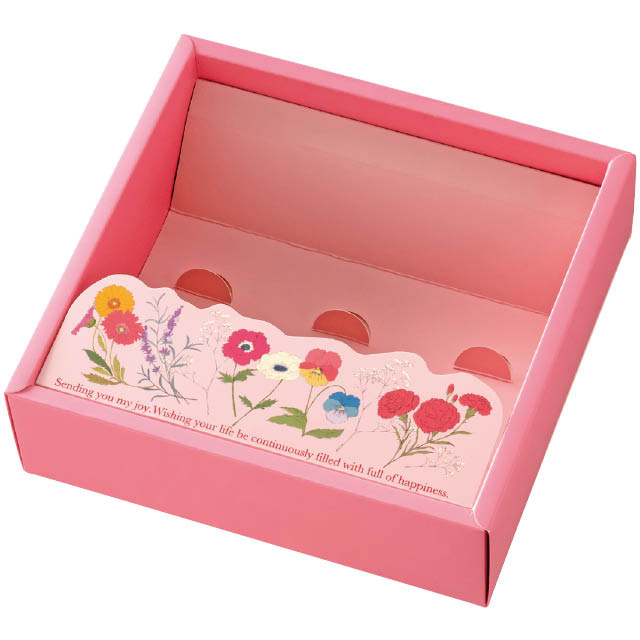 ブルーミーフラワーギフトボックス-L W203×D190×H62