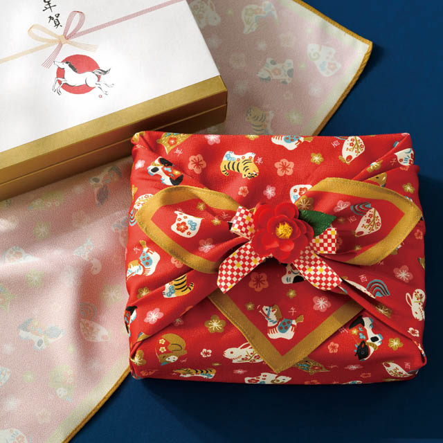 えんぎもの風呂敷-1/十二支 W750×H750