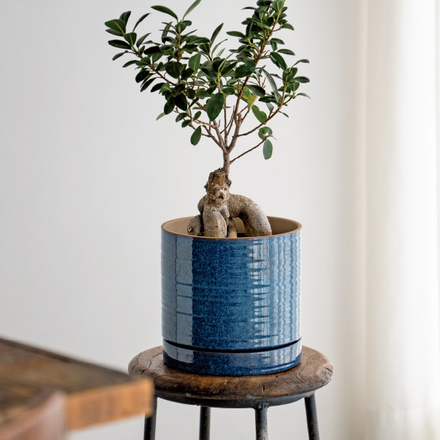 ハンドメイドアートフラワーポット-37 直径200(170)×H180(5寸)