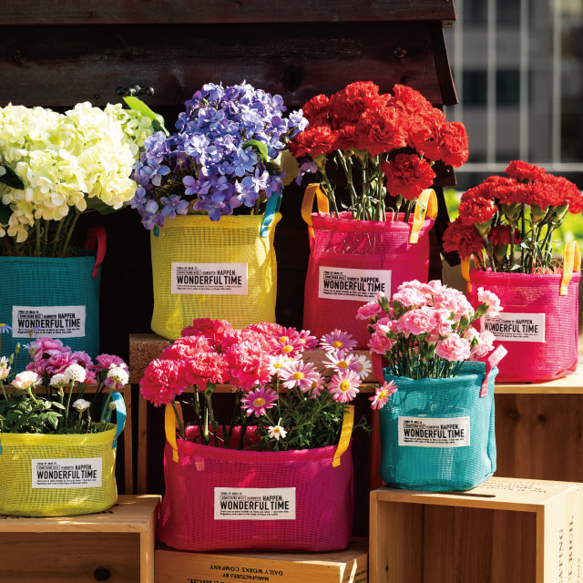 メッシュラウンドバスケットM-5/ヴィヴィッドピンク ヴィヴィッドピンク 直径160×H150