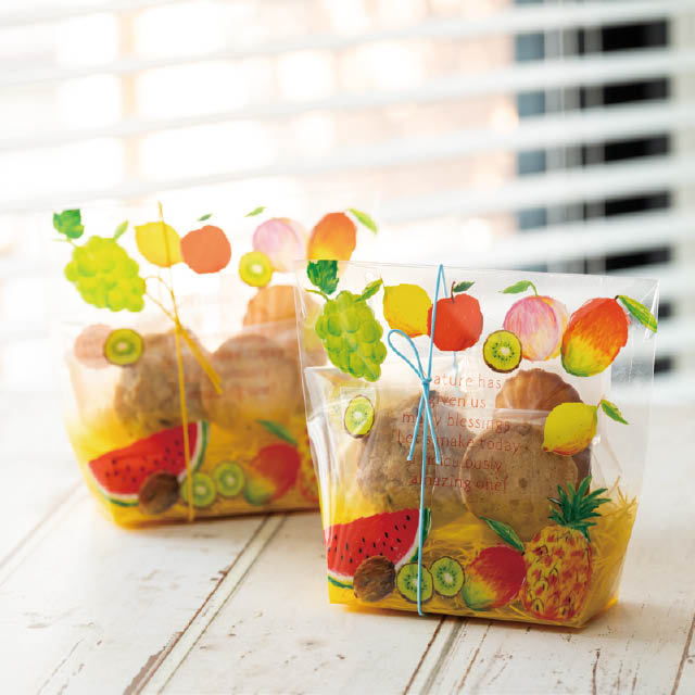 ビタミンカラーフルーツスタンドPETクリアBOX-1 W190(130)×D60×H170