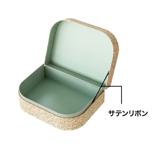 ヴィンテージファブリック貼箱／マノン-S: ギフト箱・紙トレー｜ギフト 