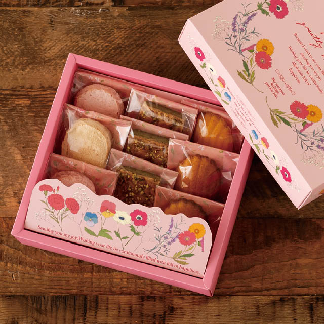 ブルーミーフラワーギフトボックス-L W203×D190×H62