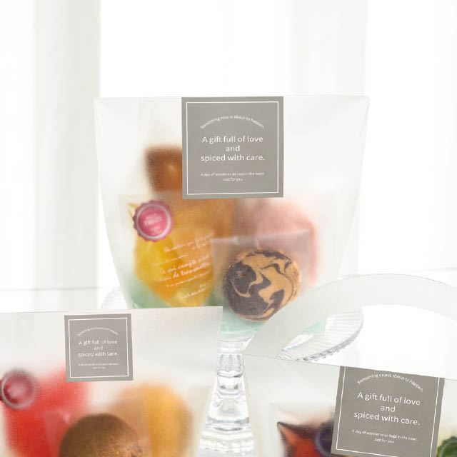 無地スタンドPETマットBOX-5 半透明(マット) W190(130)×D60×H170